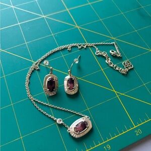 FINAL SALE Kendra Scott Necklace + Earring Set
